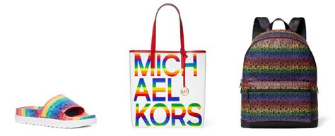 michael kors pride collection|Michael Kors black rainbow bag.